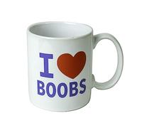 SPENCER & FLEETWOOD Taza de Cerámica I Love Boobs