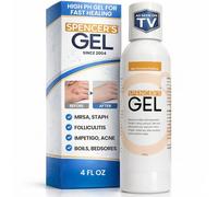 Spencer's Gel alcalino Fórmula - Certificado en laboratorio para matar el estafilo en contacto con la piel, 4 Ounce Bottle Spencer's Gel