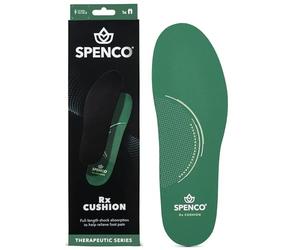 Spenco Rx Comfort Plantilla ortopédica para calzado, delgada, ligera, acolchada, para hombre 14-15.5