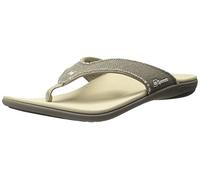 Spenco Yumi Canvas Sandal, Sandalia Hombre, Gris Mayor, 39.5 EU