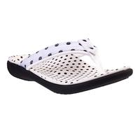 Spenco Yumi Nuevo Dot para mujer, Blanco, 36 EU