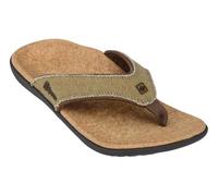 Spenco Yumi Sandal, Chanclas, Hombre, Marrón (Straw/Java/Cork), 36 EU