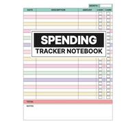 Spending Tracker Notebook: Colorful Organizer for Recording Daily Expenses, Income & Savings | Finance Log Book for Personal & Small Business Use