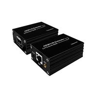 SPENFiLY Amplificador repetidor de extensión HDMI, 60 m, conversión de video individual, Cat 5E/6, Ethernet HD1080P con 1 puerto