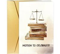 Spercy Divertida tarjeta de graduación de la facultad de derecho, divertidas tarjetas de felicitación para abogado, abogado, estudiante de derecho, asistente legal, éxito de examen de bar, tarjeta de