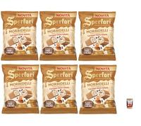 Sperlari Morbidelli Caramel Dorè - 6 turrones de morbidelli suaves con recubrimiento de caramelo salado Dorè, 117 g + Polpa italiana Gourmet 400 g