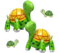 SPERMUOY globo de tortuga, 2 piezas XXL caminar animal globo de papel de aluminio, globo de tortuga airwalker animal globo, globo de tortuga niños fiesta de cumpleaños decoración de globos