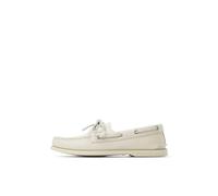 Sperry Auténtico zapato náutico original de 2 ojales para hombre, Blanco, 47 EU