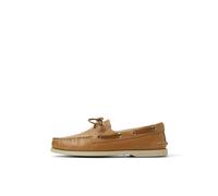 Sperry Auténtico zapato náutico original de 2 ojales para hombre, crema, 14