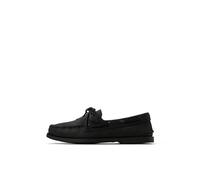 Sperry Auténtico zapato náutico original de 2 ojales para hombre, Negro -, 11.5
