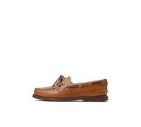 Sperry Auténtico zapato náutico original de 2 ojales para mujer, Beige Bronceado, 11 Wide