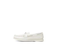 Sperry Auténtico zapato náutico original de 2 ojales para mujer, Blanco, 40 EU