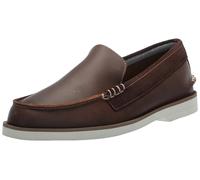 Sperry Auténtico zapato náutico veneciano original de doble suela para hombre, Cuero marrón, 7.5 Wide
