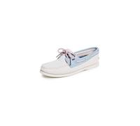 Sperry Authentic Eye, Zapatos náuticos Originales de 2 Ojales para Mujer, Color Blanco, Talla 5.5, White, 38.5 EU