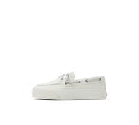 Sperry Bahama 3.0 - Tenis náuticos para mujer, Blanco, 38.5 EU