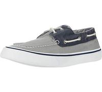Sperry Bahama 2-Eye - Botas náuticas de Lona para Hombre, Gris y Azul Marino., 44.5 EU Weit
