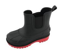 Sperry Botas de lluvia Chelsea para niños, de goma, impermeables, para niños y adolescentes, ligeras para parque fangoso o senderismo, Negro , 8 Toddler