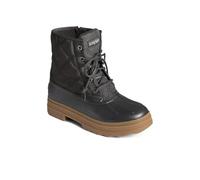 Sperry Botas de lluvia Saltwater 2.0 para mujer, Negro (black Nylon), 6 Wide