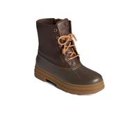 Sperry Mens Shoes Saltwater 2.0 - Botas de lluvia de piel, Marrón oscuro, 42 EU