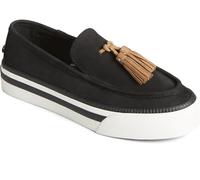 Sperry Plataforma Sea Sailor Mujer, Cuero negro, 40 EU