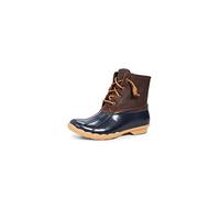 Sperry Saltwater, Botas de Moda Mujer, Tan/Navy, 37.5 EU