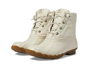 Sperry Saltwater Seasonal, Botas de Lluvia Mujer, Nailon Marfil, 37 EU