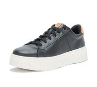 Sperry Winslow - Tenis de encaje a punta para mujer, Cuero negro, 7.5 Wide
