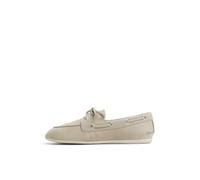 Sperry Zapatos náuticos Delgados para Mujer, Gris Claro, 38 EU