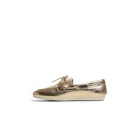 Sperry Zapatos náuticos delgados para mujer, Oro, 39.5 EU