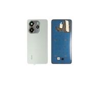SPES Tapa de batería original para Xiaomi Redmi Note 14 4G, color azul, versión global con tiras adhesivas premontadas de fábrica y cristal de cámara.