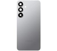 SPES Tapa Trasera/Cubierta de batería Original para Samsung Galaxy S25 S931B Plateado- con Lente de cámara y Tiras Adhesivas instaladas de fábrica