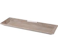 Spetebo Bandeja decorativa de madera en diseño Shabby Chic - 60 x 21 cm - Bandeja para velas vintage