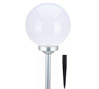 Spetebo - Bombilla LED solar de bola, lámpara en blanco cálido, lámpara solar de jardín