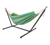Spetebo Hamaca doble para exteriores con estructura - 285 x 120 x 110 cm - hamaca para 2 personas - soporta hasta 150 kg (Jungle Stripe)