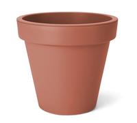 Spetebo Maceta de plástico M mediana - 38 cm/Terracota - Maceta redonda para exterior e interior - Maceta de jardín, maceta de flores, macetero, macetero decorativo