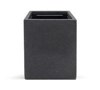 Spetebo Macetero de plástico antracita - 40 cm / rectangular - Macetero - Macetero - Jardinera