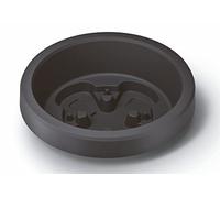 Spetebo Macetero redondo XXL, color antracita, diámetro de 58 cm, maceta de plástico para exterior, maceta grande