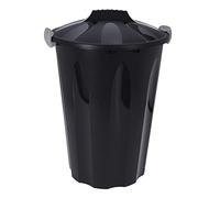 Spetebo Maxitonne - Cubo de basura universal (40 L, con tapa), color negro