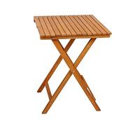 Spetebo Mesa de balcón de madera de acacia - 72 x 55 x 55 cm - Mesa plegable para jardín de jardín