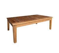 Spetebo Mesa de centro de madera de acacia barnizada para jardín, 80 x 50 cm, para exteriores, de madera maciza, para balcón, mesa de jardín, mesa de café, mesa auxiliar, mesa de salón, resistente a