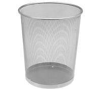 Spetebo Papelera de metal (13 L), color gris