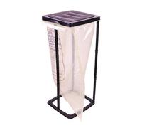 Spetebo Soporte para bolsas de basura, color negro, 60 litros, ideal para bolsas amarillas