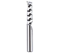 SpeTool Fresas para Madera 8mm para Aluminio Fresa Corte Aluminio Fresa de un Solo Filo Fresa CNC de Carburo de Tungsteno Sólido Longitud de Corte de 32mm Fresas para Acrilico PVC MDF Plástico