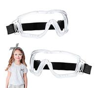 Spetsbst Pack de 2 gafas protectoras para niños, gafas de protección con resistencia al viento, antivaho, gafas de seguridad para Nerf, laboratorio, juegos de disparo, batalla de agua