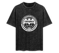 Spetsnaz Russian Special Force Brigade Men's T-Shirt Unisex Black Cotton Hip Hop Print tee Shirts XL