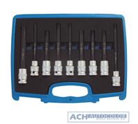 Spezial-Biteinsatz-Set 1/2" para Culata,Torx, Ribe, Multidientes 5014