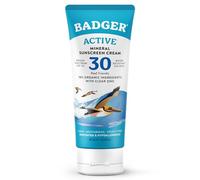 SPF 30 Clear Zinc Sunscreen | Óxido de zinc, 98% orgánico, seguro para arrecifes, resistente al agua, cara y cuerpo, sin perfume, protector solar de tamaño