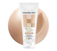 SPF 50+ Sun Cream, Moisturizing Sunscreen, 75g Lightweight Sunblock with Skin Protection Formula, Face Body Sunscreen, UV Protection Cream with Smooth Texture, Men Women for Outdoor Beach Travel