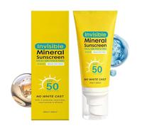 SPF 50 Sunscreen - 48g Gentle Moisturizing Sunblock, Lightweight Invisible Formula, Soft Hydrating Care, Skincare Body Item, Sun Protection for Face Travel Beach