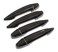 SPGSGMGTXT Embellecedor De Para De Puerta Para X1/X2/X5/X6 F15/F16/F47/F48, Resistente A Arañazos, Fácil Instalación, Color Manija De Puerta De Automóvil(Colour B-carbon Fiber)